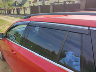 Skoda Octavia IV A8 2020– Okenní ofuky s chromovanou lištou Niken Luxury (SW, 4 ks) fotografie 2