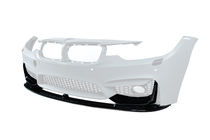 BMW řada 3 F30/F31 2012–2019 Přední lip spoiler BM (pro M3-LOOK, lesklá černá) fotografie 1
