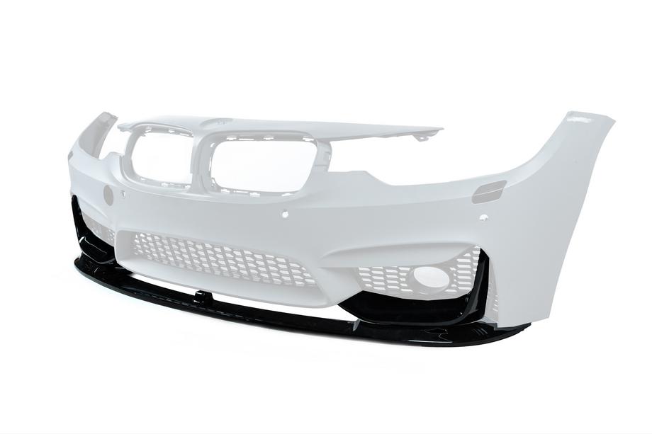 BMW řada 3 F30/F31 2012–2019 Přední lip spoiler BM (pro M3-LOOK, lesklá černá) Image