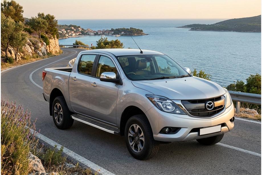 Mazda BT-50 2012– Boční prahy Fullmond (2 ks, hliníkové) Image