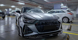 Audi A6 C8 2018–2025 Sada bodykitu AE-Design Carbon (pro RS6) fotografie 1