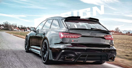Audi A6 C8 2018–2025 Sada bodykitu AE-Design Carbon (pro RS6) fotografie 2