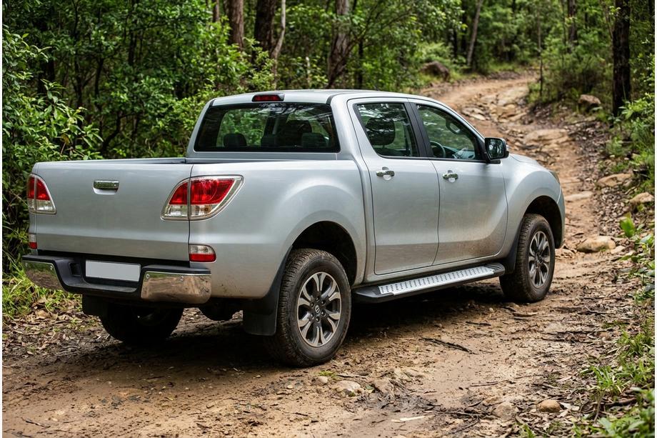 Mazda BT-50 2012– Boční nášlapy typ X5 (2 ks, hliník) Image