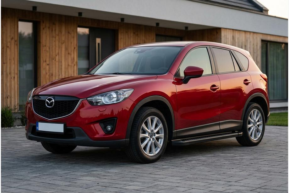 Mazda CX-5 2012–2017 Boční prahy Allmond Black (2 ks, hliník) Image