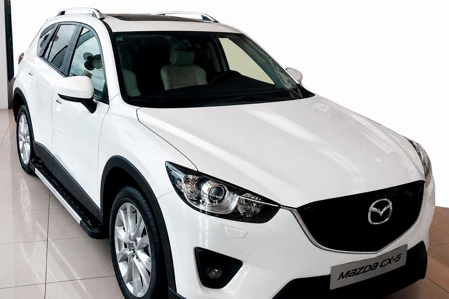 Mazda CX-5 2012–2017 Boční prahy RedLine V1 (2 ks, hliník) Image