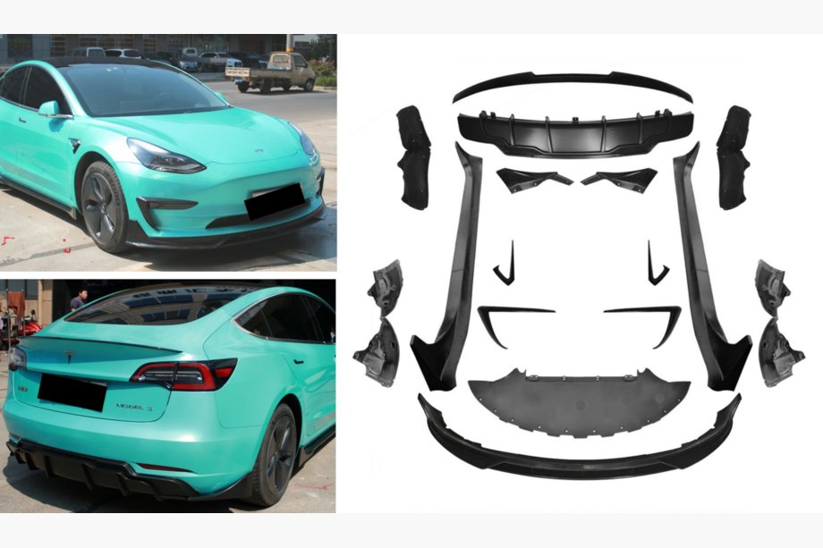 Tesla Model 3 2017– Kompletní sada body kitu (2017-2023) Image