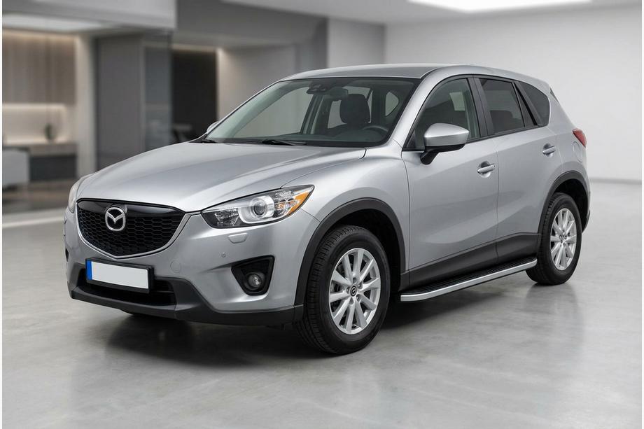 Mazda CX-5 2012–2017 Boční prahy Tayga Grey (2 ks, hliník) Image