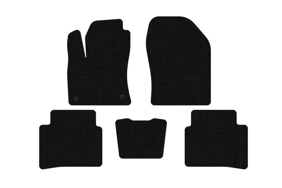 Toyota Prius 2015–2022 Gumové autokoberce Carsuit (LB, černé) Image