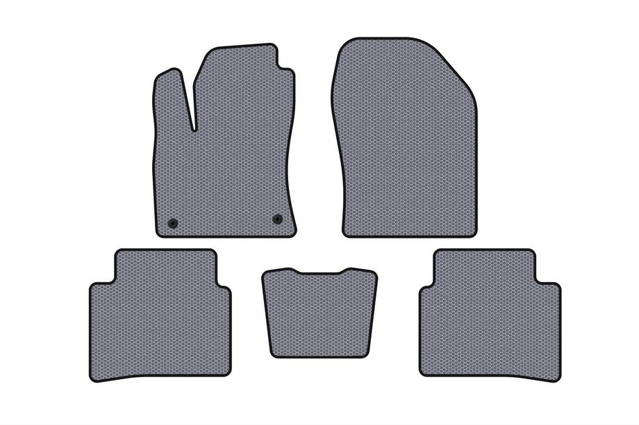 Toyota Prius 2015–2022 Gumové autokoberce Carsuit (LB, šedé) Image