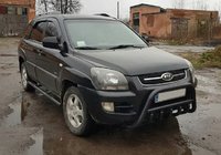 Kia Sportage 2004–2010 Přední ochranný rám (bullbar) WT003 Black (nerez) fotografie 3