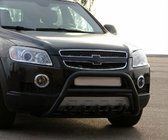 Chevrolet Captiva 2006–2019 Přední ochranný rám WT003 Black (nerez) fotografie 4