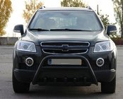 Chevrolet Captiva 2006–2019 Přední ochranný rám WT003 Black (nerez) fotografie 1