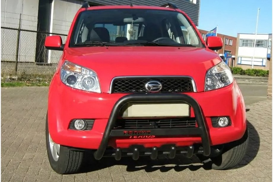 Daihatsu Terios 2006–2017 Přední ochranný rám WT004 Black (nerez) Image