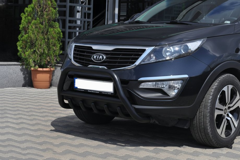 Kia Sportage 2010–2015 Přední ochranný rám (bullbar) WT003 Black (nerez) Image