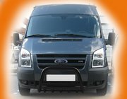 Ford Transit 2000–2014 Přední ochranný rám (bullbar) WT003 Black (2006-2014, nerez) fotografie 6