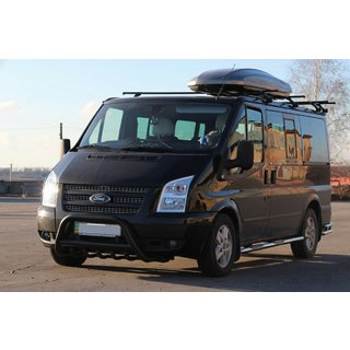 Přední ochranný rám (bullbar) WT003 Black (2006-2014, nerez) fotografie 4