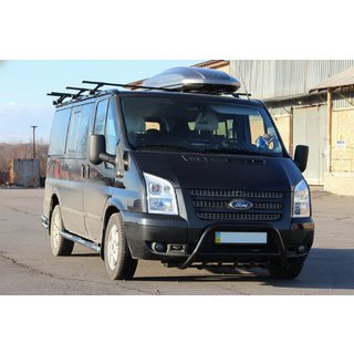 Přední ochranný rám (bullbar) WT003 Black (2006-2014, nerez) fotografie 1