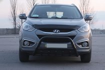 Hyundai IX-35 2010–2015 Přední ochranný rám WT003 Black (nerez) fotografie 4