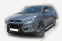 Hyundai IX-35 2010–2015 Přední ochranný rám WT003 Black (nerez) fotografie 3