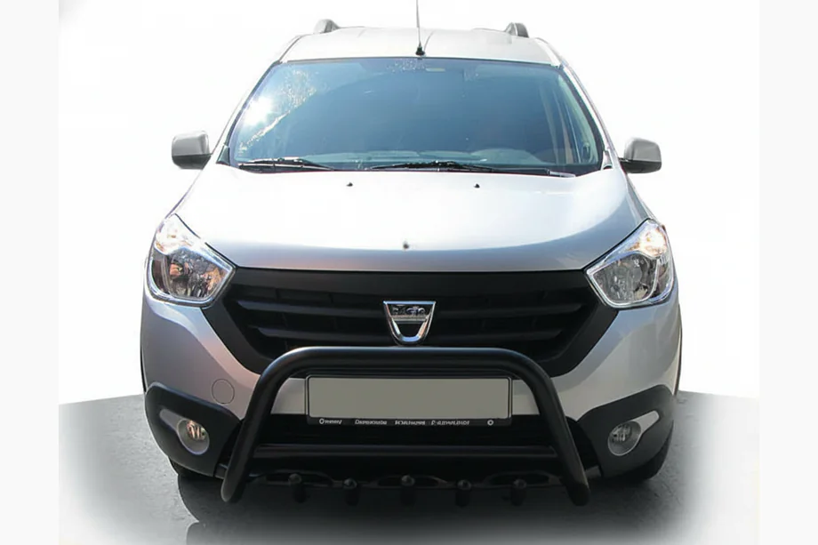 Dacia Dokker 2013–2022 Přední ochranný rám (bullbar) WT003 Black (nerez) Image