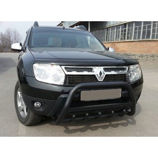Bullbar s nápisem WT004 Black (nerez.) Dacia Duster 2008–2018 fotografie 1