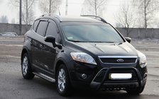 Ford Kuga 2008–2013 Přední ochranný rám (bullbar) WT003 Black (nerez) fotografie 3