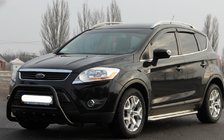 Ford Kuga 2008–2013 Přední ochranný rám (bullbar) WT003 Black (nerez) fotografie 1