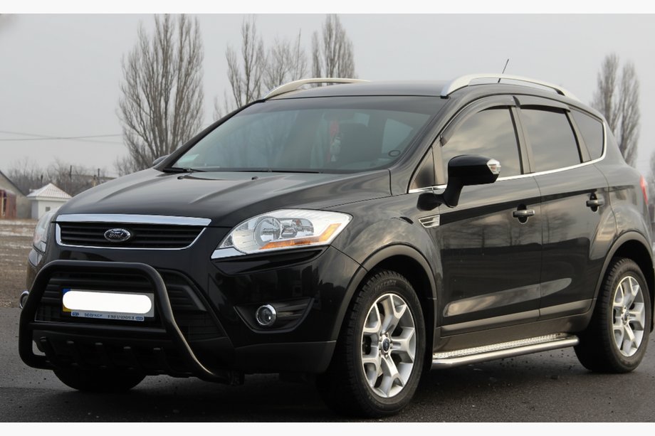 Ford Kuga 2008–2013 Přední ochranný rám (bullbar) WT003 Black (nerez) Image