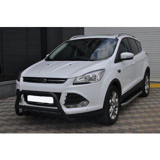 Přední ochranný rám (bullbar) WT003 Black (nerez) Ford Kuga/Escape 2013–2019 fotografie 1