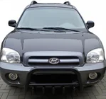 Hyundai Santa Fe 1 2000–2006 Přední ochranný rám (bullbar) WT003 Black (nerez) fotografie 3