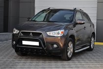 Mitsubishi ASX 2010–2023 Přední ochranný rám (bullbar) WT003 Black (nerez) fotografie 4