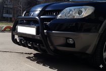 Mitsubishi Outlander 2001–2006 Přední ochranný rám WT004 Black (nerez) fotografie 5