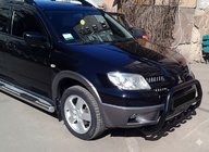 Mitsubishi Outlander 2001–2006 Přední ochranný rám WT004 Black (nerez) fotografie 4