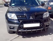 Mitsubishi Outlander 2001–2006 Přední ochranný rám WT004 Black (nerez) fotografie 1