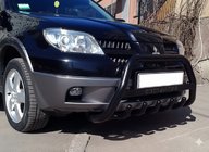 Mitsubishi Outlander 2001–2006 Přední ochranný rám WT004 Black (nerez) fotografie 3