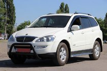 SsangYong Kyron 2005–2014 Přední ochranný rám WT003 Black (nerez) fotografie 5