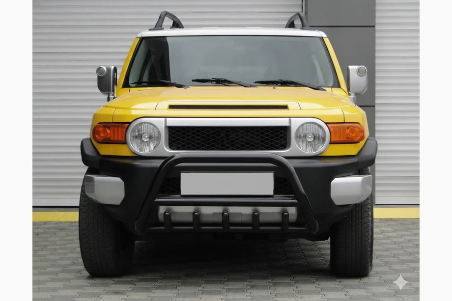 Toyota FJ Cruiser 2006–2022 Přední ochranný rám WT003 Black (nerez) Image
