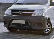Toyota HiAce Přední ochranný rám WT003 Black (nerez) fotografie 1