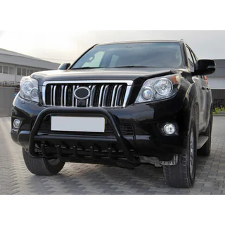 Přední ochranný rám WT003 Black (nerez) Toyota Land Cruiser Prado 150 2009–2023 fotografie 1