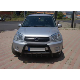 Přední ochranný rám WT003 Black (nerez) Toyota Rav 4 2001–2005 fotografie 1