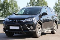 Toyota Rav 4 2013–2018 Přední ochranný rám WT003 Black (nerez) fotografie 8