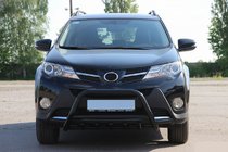 Toyota Rav 4 2013–2018 Přední ochranný rám WT003 Black (nerez) fotografie 6
