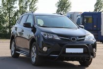 Toyota Rav 4 2013–2018 Přední ochranný rám WT003 Black (nerez) fotografie 5