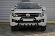 Volkswagen Amarok 2010–2022 Přední ochranný rám WT003 Black (nerez) fotografie 7