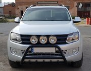Volkswagen Amarok 2010–2022 Přední ochranný rám WT003 Black (nerez) fotografie 6
