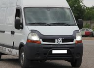 Opel Movano 2004–2010 Přední ochranný rám WT003 Black (nerez) fotografie 1