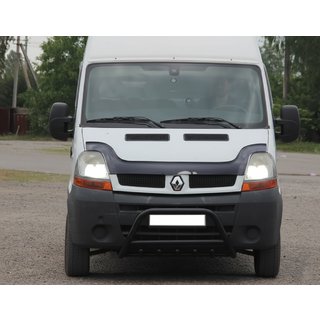 Přední ochranný rám WT003 Black (nerez) Opel Movano 2004–2010 fotografie 3