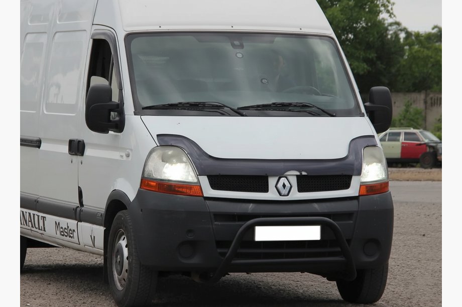 Opel Movano 2004–2010 Přední ochranný rám WT003 Black (nerez) Image