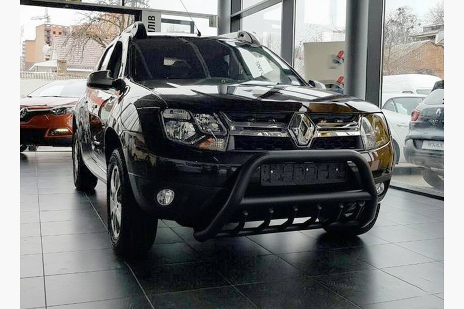 Dacia Duster 2008–2018 Nerezový přední ochranný rám (bullbar) WT003 Black bez nápisu Fotografie 8