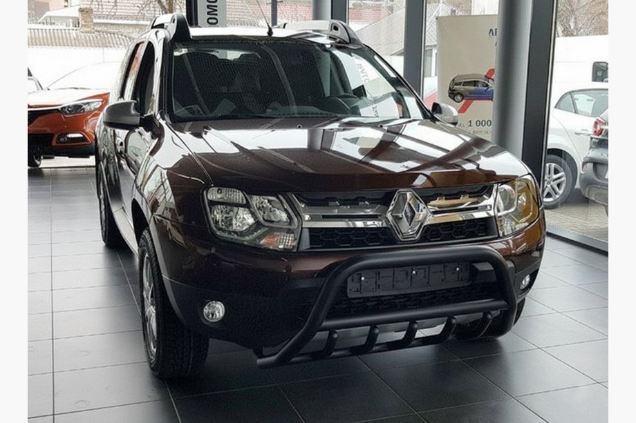 Dacia Duster 2008–2018 Nerezový přední ochranný rám (bullbar) WT003 Black bez nápisu Fotografie 7